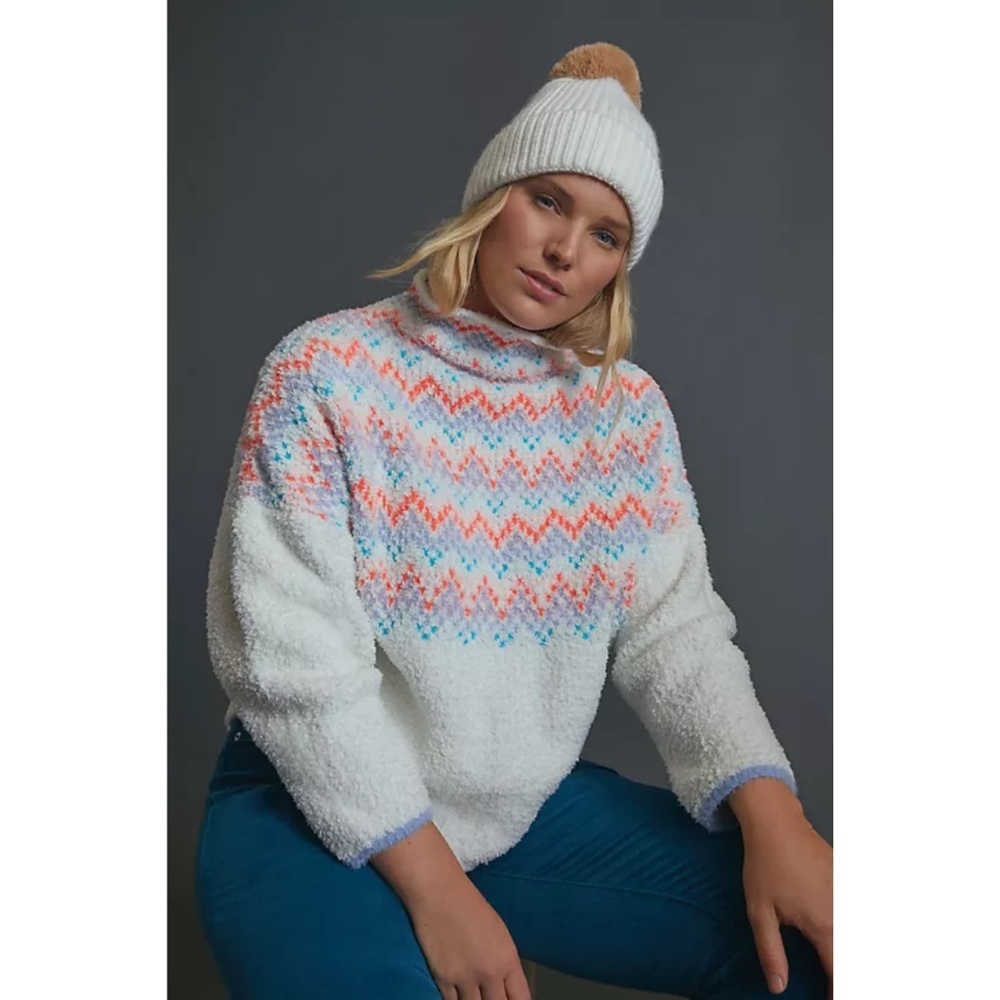 Anthropologie Chandail Selene Pilcro NWT SZ L, 1X, 2X - Picture 5 of 12